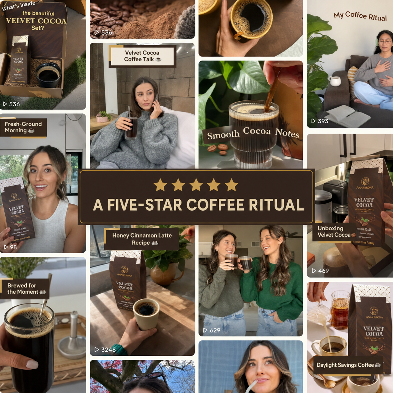 Premium 100% Arabica Whole Coffee Beans